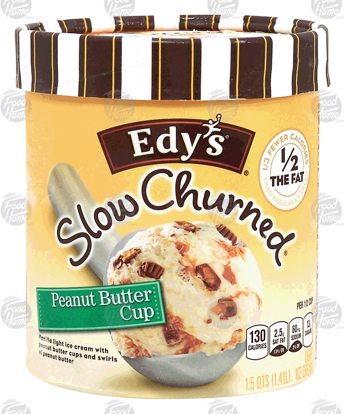 Edy's Slow Churned peanut butter cup light ice cream Full-Size Picture